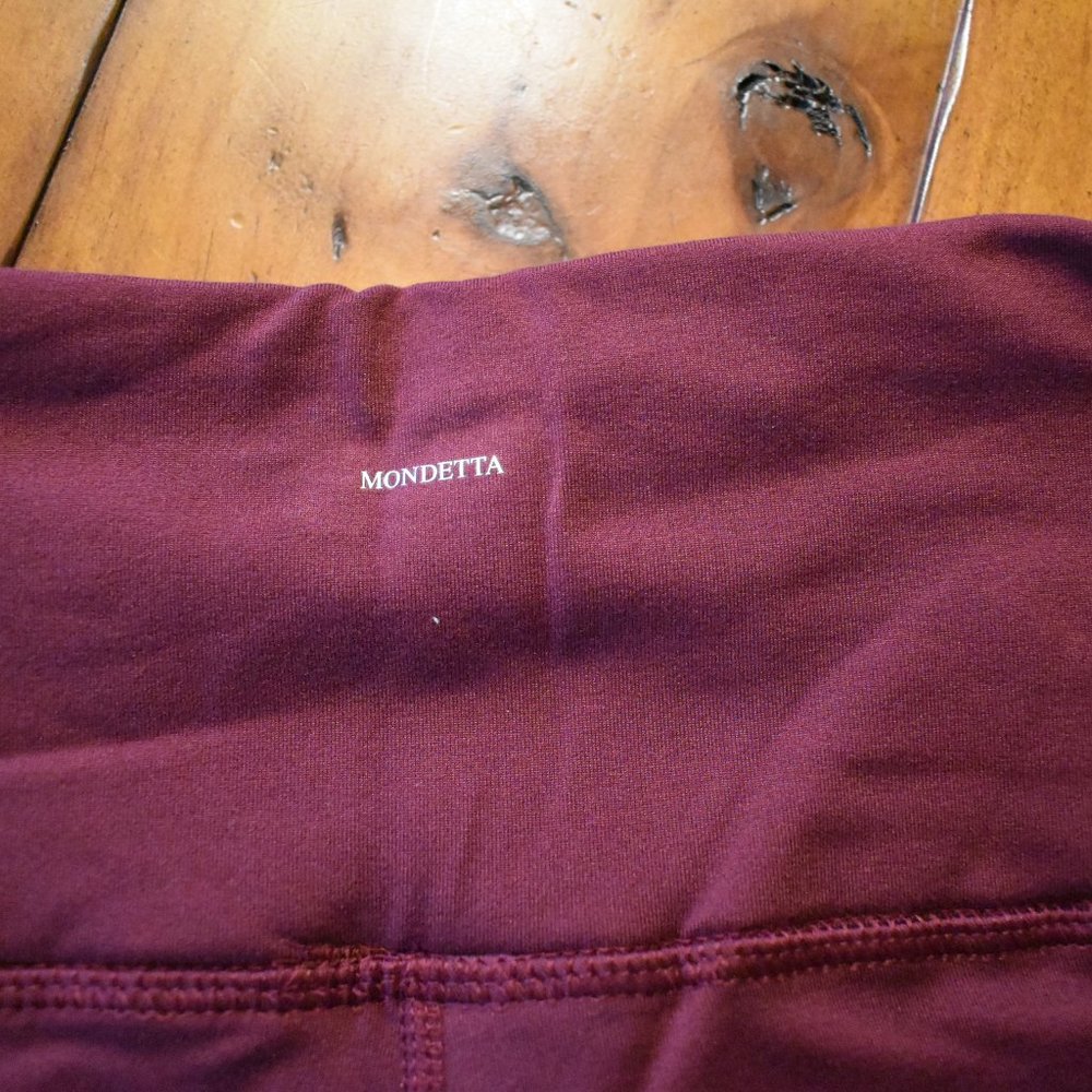 NWT Mondetta Core Leggings Reflective Detail XS/TP Tawny Port - Picture 4 of 13